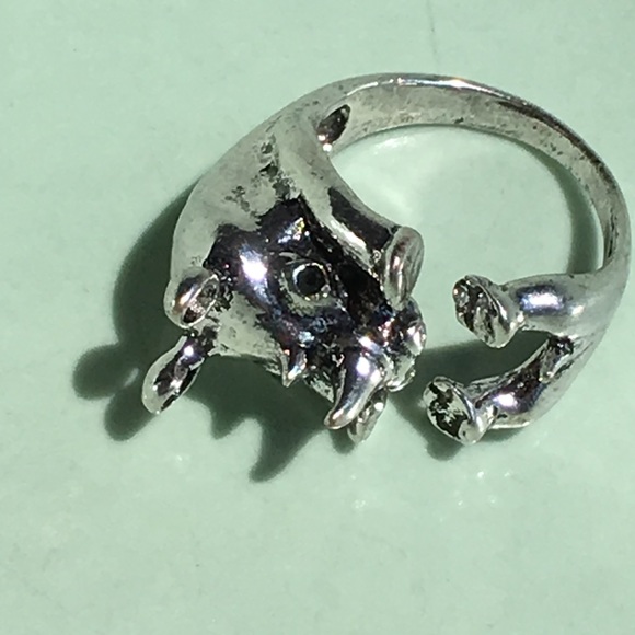 Rhinoceros 🦏 cute adjustable ring - Picture 2 of 8